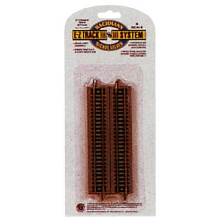 Bachmann Trains 5â Straight Track (6/Card) - N Scale