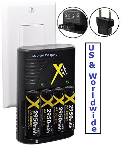 4AA BATTERY 110/220V CHARGER FINEPIX S4600 S4700 - Walmart.com