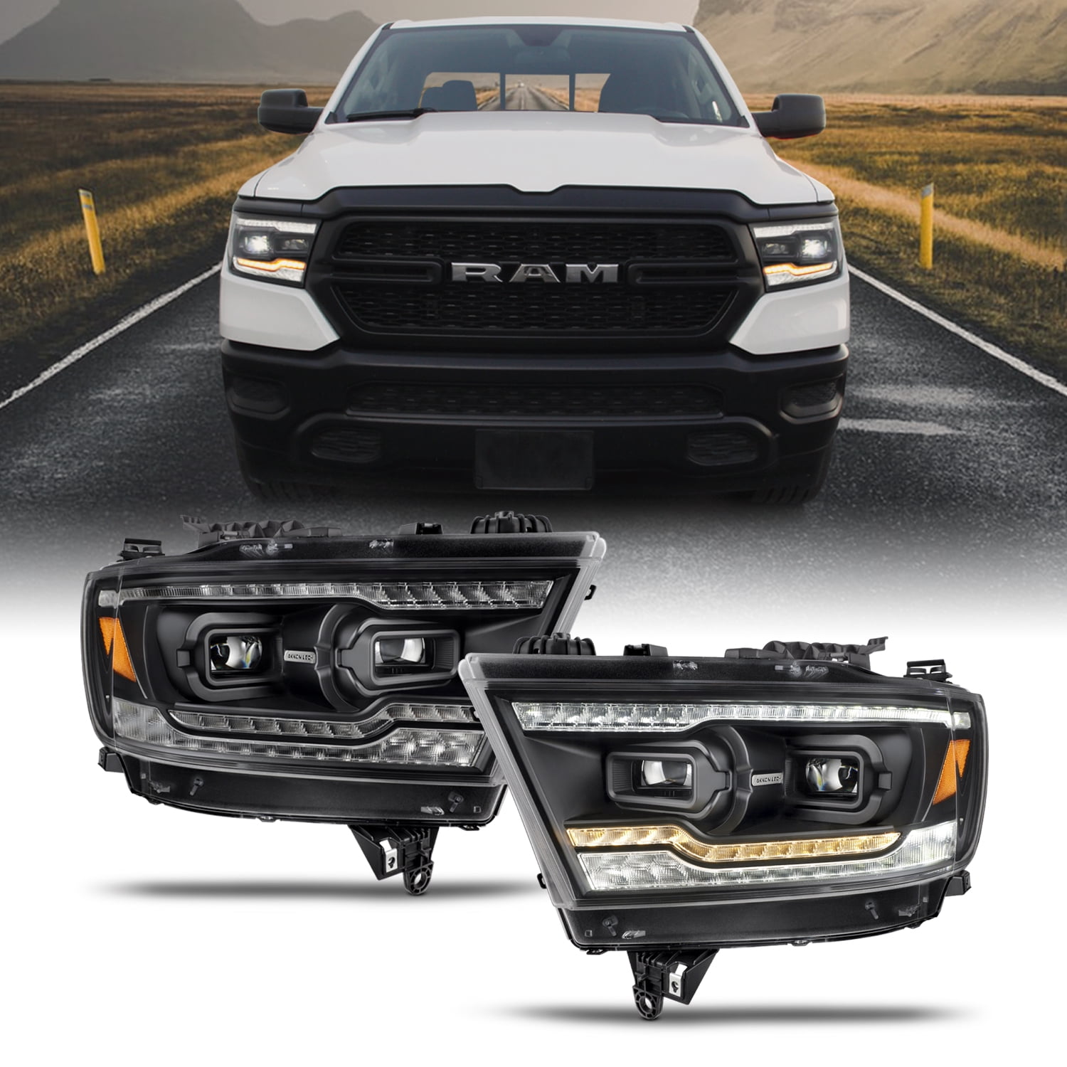 Fit 2019-2022 RAM 1500 Upgrade Full-LED 