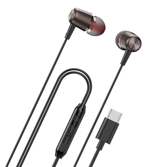 Universal USB C Earphone Type C Magnetic Wire Earbud for phones &Tablets