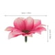 thumbnail image 5 of FELTECHELECTR 50 piezas de flores artificiales de margaritas, cabezas de flores coloridas, decoración para bodas, 5 of 6