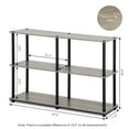 thumbnail image 2 of Furinno Rata 3 x 2 Industrial Multipurpose Flat Base Bookshelf, Bookcase with Metal Frame, Columbia Walnut, 2 of 4