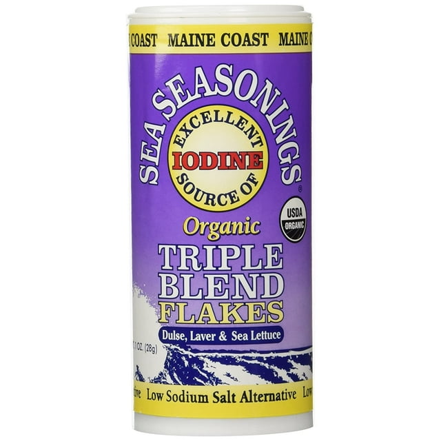 Triple Flakes Blend SeaSeasoning Shaker Dulse, Laver, and Sea