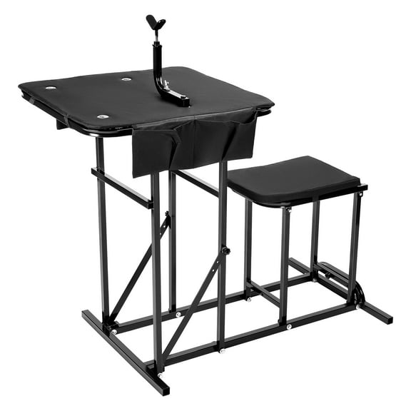 Portable Shooting Bench Seat Adjustable Table Hunting Gun Rest Outdoor