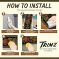 thumbnail image 6 of TRIMZ Country Gardening Wallpaper Border Pre-pasted, Ready to Apply Farmhouse Wall Décor, Length 15', 6 of 6