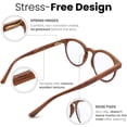 thumbnail image 2 of 2SeeLife Lunettes Rondes à Lumière Bleue pour Hommes et Femmes pour Toutes les Formes de Visage avec Vision Claire - Lunettes de Lecture Robustes pour Femmes et Hommes, 2 of 8