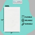 thumbnail image 5 of 3Mil Clear Flat Open Top Poly Bags LDPE Packaging - 7"X12" & (100 Bags), 5 of 7