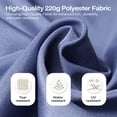 thumbnail image 3 of KAMEROUT 10 X10 FT Cantilever Patio Umbrella Double Top Outdoor Square Large Heavy Duty Aluminum Offset with 360°Rotation, UV Resistant, Wind Resistant, for Pool, Garden, Deck, Navy Blue, 3 of 8