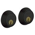 thumbnail image 1 of Baldwin 8011190 Contemporary Deadbolt, Satin Black, 1 of 1