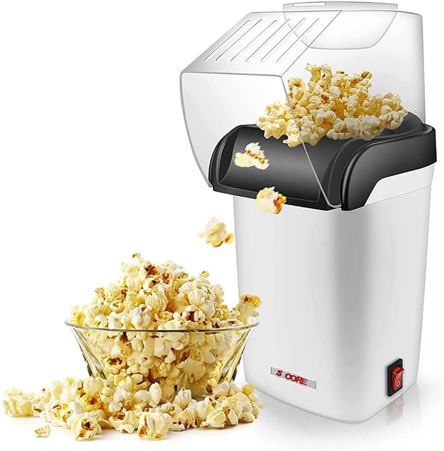 Popcon Maker Machine Buy at Best Price- 5 Core in 2023  Popcorn machine,  Hot air popcorn popper, Healthy popcorn