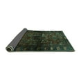 thumbnail image 2 of Ahgly Company Indoor Rectangle Persian Turquoise Blue Traditional Area Rugs, 5' x 7', 2 of 4