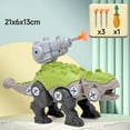 thumbnail image 1 of Dismantle And Assemble Dinosaur Construction Building Toy For Kids Educational Learning Activity Childrens Play Set, 1 of 4