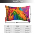 thumbnail image 2 of Balery Colorful Parrot Jungle Dream A Funda de Cojín Estampada, Regalos para Mujeres, Regalos de Amor para Ella, Regalos para Novia o Esposa, Funda de Almohada-20"x30", 2 of 6