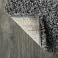 thumbnail image 6 of JONATHAN Y MERCER SHAG Mercer Shag Plush Charcoal 2 ft. x 8 ft. Runner Rug (MCR106B-28), 6 of 8