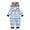 Light Blue-Baby, variant on Odeerbi Christmas Onesie Pajamas for Family Holiday Sleep Jumpsuit Long Sleeve Family Christmas Pajamas Matching Sets Mom Fashion Lattice Print Plush Jumpsuit Sleepwear PJs Set Light Blue