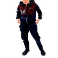 thumbnail image 3 of Skeleton Hoodies Women Men Rhinestone Graphic Print Sweatshirt Jackets, 3 of 6
