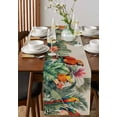 thumbnail image 2 of Hokiten Table Runners 90 Inches Long Dress Scarves, Summer Botanical Farmhouse Coffee/Dining/Kitchen Table Runner for Living Room, Tropical Plants Birds Farmhouse 13x90 Inch, 2 of 7
