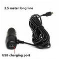 thumbnail image 3 of Dash Cam Charger Mini USB, Car Charger with USB Port Compatible with APEMAN, Rexing, Byakov, AKASO, Crosstour, Trekpow, Pruveeo, OldShark, Garmin and Most Other Dash Cam, Android Devices (11.5FT), 3 of 9
