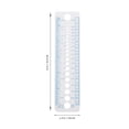 thumbnail image 3 of CIMAXIC 4pcs Plastic Knitting Needle Measuring Rulers Sewing Accessories Weaving Tools,6.06"X1.5"X0.12", 3 of 5