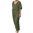 thumbnail image 2 of Pyhlmscde Womens Jumpsuit, 2 Piece Sets for Women Summer, Jumpsuits for Women Casual, 2 of 4