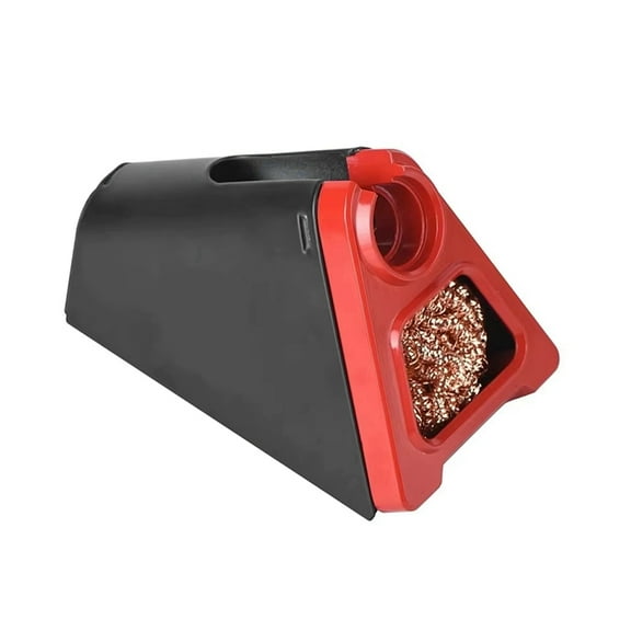 Electric Soldering Iron Stand Holder with Welding Cleaning Copper Ball High Temperature Quality Safety Red