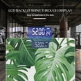 thumbnail image 3 of High Precision Body Weight Scale Smart Bathroom Scales with Large LCD Display(400lbs),Decorative for Bedroom-Monstera Leaves With Vibrant Green Color, 3 of 4