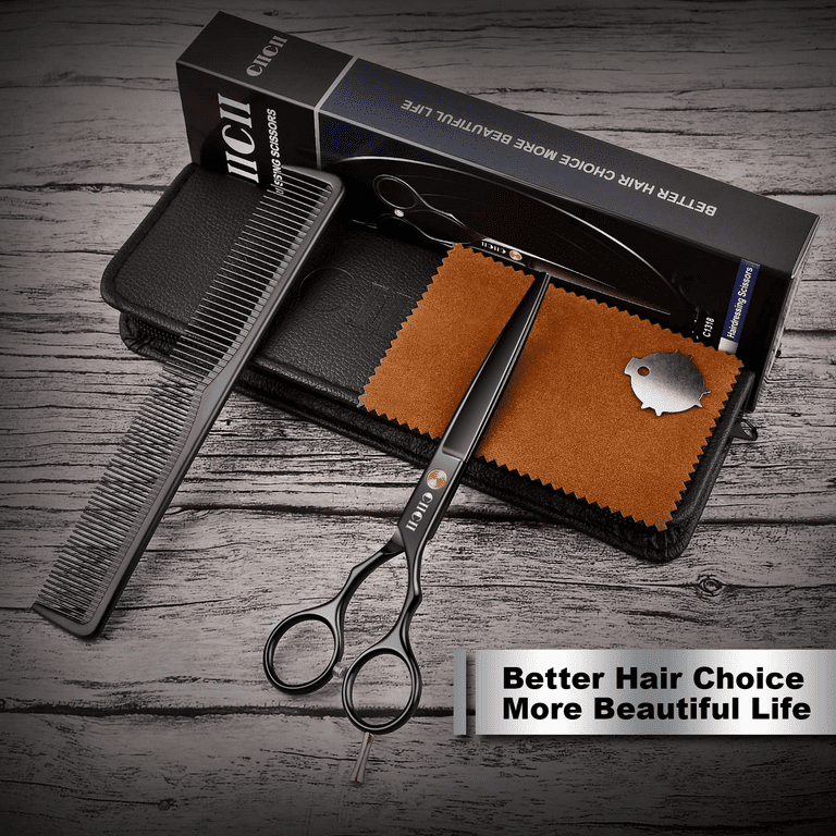 Titanium Plated Professional Hair Cutting Shears,6 Inch Barber