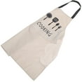 thumbnail image 4 of CIMAXIC Breathable PVC White Chef Cooking Apron with Multi-Pocket Design, 4 of 8