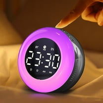 Viflosae Led Electronic Bedroom Alarm Clock 12/24 Hours Alarm Calendar Temperature Adjustable Brightness Colorful Big Screen Desk Clock Electronics Gadgets