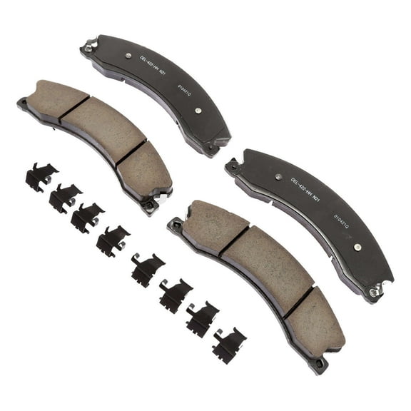 ACDelco Gold Ceramic Brake Pad Set, w/ Hardware Fits select: 2011-2019 CHEVROLET SILVERADO, 2011-2019 GMC SIERRA