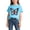 Light Blue, variant on ITSAME Shirts for Girls, Fashion Print Round Neck Short Sleeve Summer Kids Casual Comfortable Tops Orange 10-12T