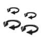 thumbnail image 1 of 2 Pares de Piercings para El Cuerpo, Joyería, Tabique, Nariz, Labio, Oreja, Barra, Perno Sunnimix Anillo de oreja de moda Spike Septum, 1 of 2
