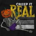 thumbnail image 2 of Funny Halloween Creep It Real Joke Crewneck T Shirts Boy Girl Teen Brisco Brands X, 2 of 6