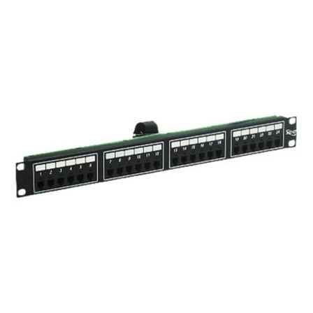 ICC Voice 8P2C Patch Panel with Male Telco in 24 Ports and 1 RMS