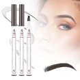 thumbnail image 1 of 2026 New Microblading Eyebrow Pen 2PCS Waterproof Chestnut, 1 of 7