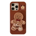 thumbnail image 5 of Gingerbread man shaker stand iphone16 mobile phone case apple 15promax Christmas cartoon 14 suitable for 13 soft, 5 of 5