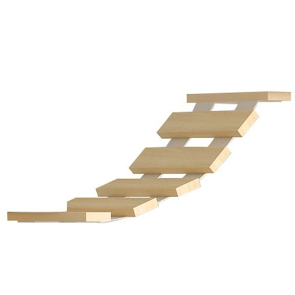 Cat Hammock Climbing Frame Wall Ladder, Connector, Small Solid Wood