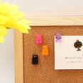 thumbnail image 2 of SPHET 20Pc Kawaii Gummy Bear Thumb Tacks Pushpins Push Pins Decorative for Home Office, 2 of 6