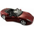 thumbnail image 2 of Ferrari California T Burgundy Open Top 1/24 Diecast Model Car by Bburago, 2 of 4