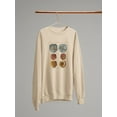 thumbnail image 3 of Sand Dollars I Sweatshirt Women -Denis Diderot Designs, Female 3X-Large, 3 of 4