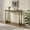 Lemon Pepper, variant on Kings Brand Furniture Olive Console Table – Wood Rectangular Entryway Table with Sculptural Open-Loop Legs, Modern Accent Table for Living Room or Hallway (Red)