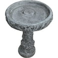 thumbnail image 3 of Solid Rock Stoneworks Hummmingbird Birdbath - 27" Tall - PreAged, 3 of 4