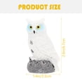 thumbnail image 2 of IFANLANDOR Figurines Miniatures de Jardin 1Pcs Hibou en Résine pour Intérieur Extérieur, 2 of 8