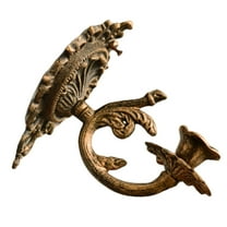 Masteelf Vintage Decor Wall Mounted Cast Iron Candle Holder 18.50X18.00X13.00CM Golden