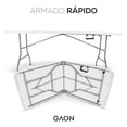 thumbnail image 3 of Mesa Plegable Duralife Tipo Portafolio 180 cm para Patio o Comedor, 3 of 8