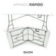 thumbnail image 3 of Mesa Plegable Duralife Tipo Portafolio 180 cm para Patio o Comedor, 3 of 8