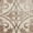 Beige, variant on 6' x 6' Terracotta Brown and Beige Floral Border Square Area Throw Rug