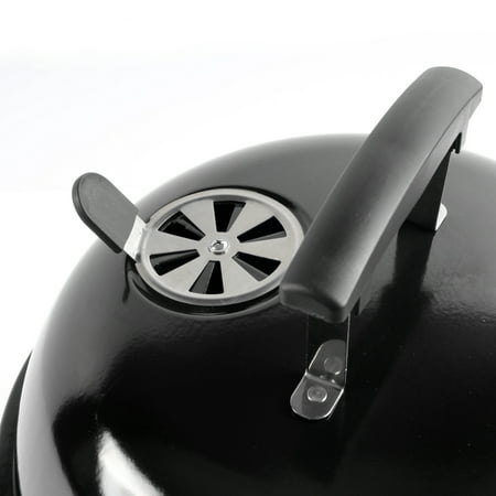 Expert Grill 14.5'' Steel Portable Charcoal Grill, Black