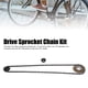 thumbnail image 5 of Juego de conectores de piñón de cadena de transmisión kit de piñón de cadena 410 resistente a la erosión para scooter ANGGREK Otros, 5 of 8