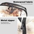 thumbnail image 4 of Horse Oxford Fabric Waterproof Portable Hard Drive Bag and Case with Cord Storage and Travel Charger Organizer for Electronic Devices - 5.9x9.44x3.14 in, 4 of 6